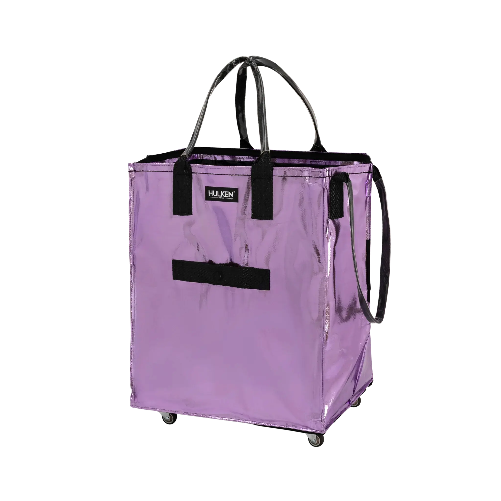Lilac Tote Bag | Rolling Foldable Bag for Travel - Hulken® Lilac Tote Bag | Rolling Foldable Bag for Travel - Hulken®