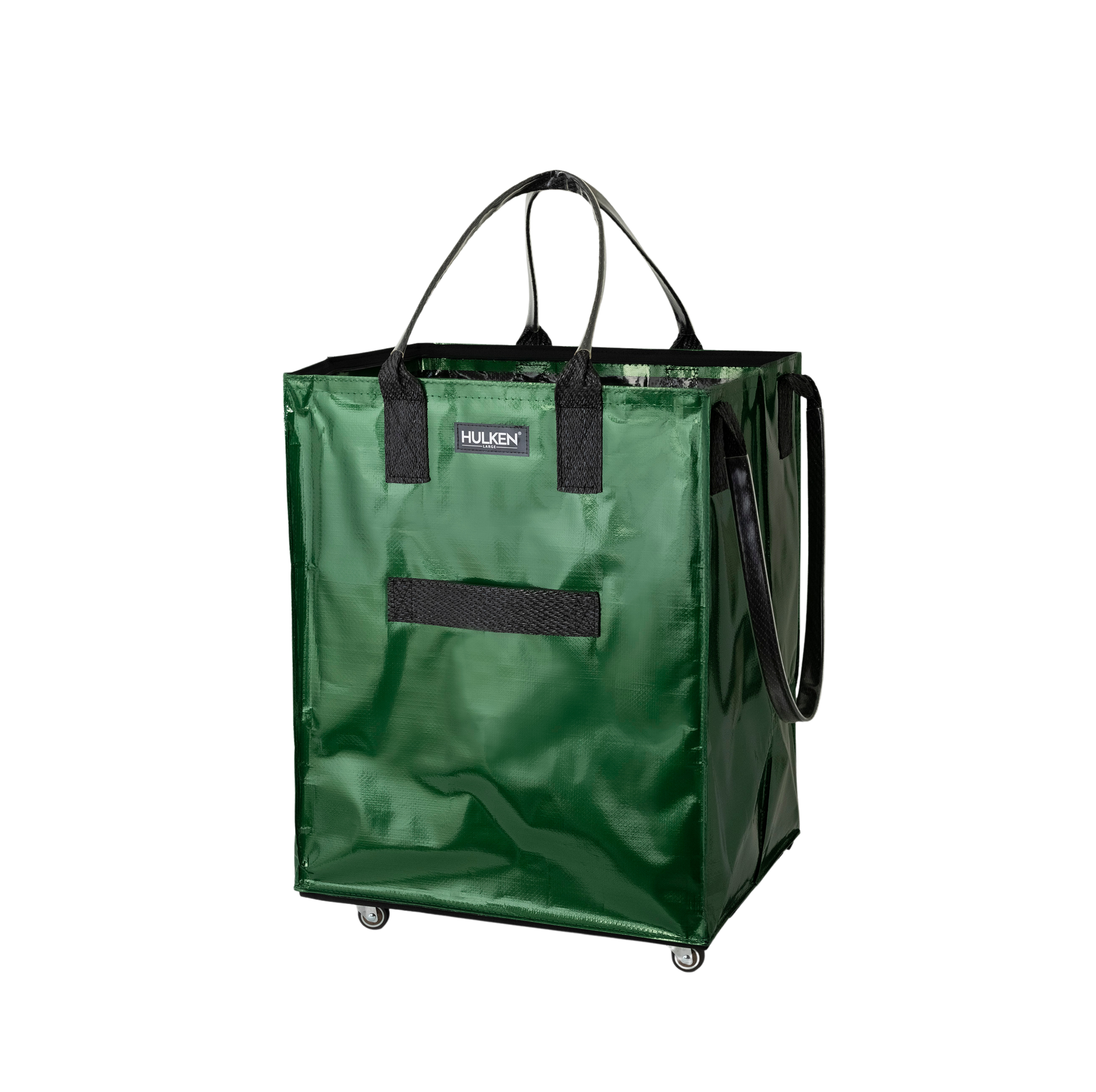 Durable Green Tote Bag | Rolling Bag on Wheels – Hulken®