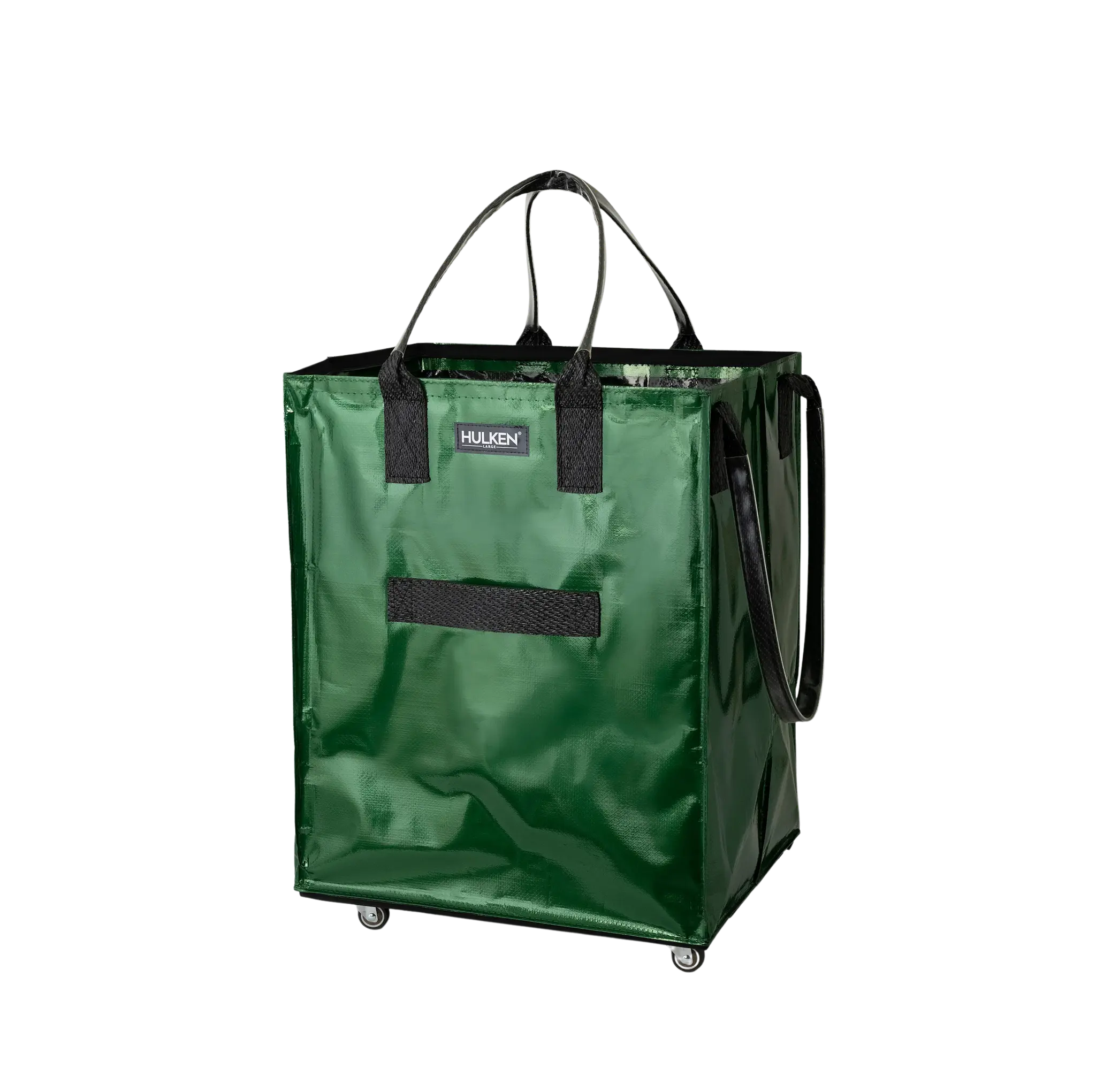 Durable Green Tote Bag | Rolling Bag on Wheels – Hulken®