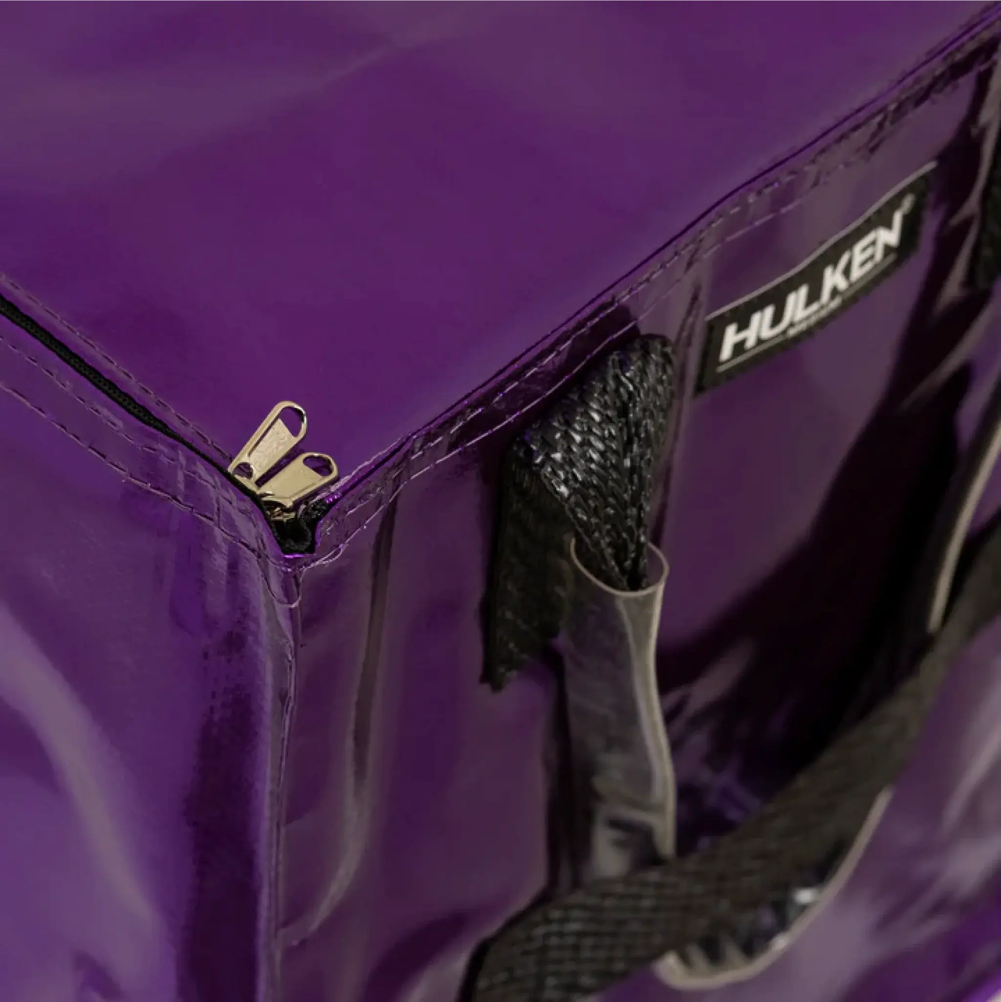 Purple Tote Bag | Foldable Bag on Wheels – Hulken®