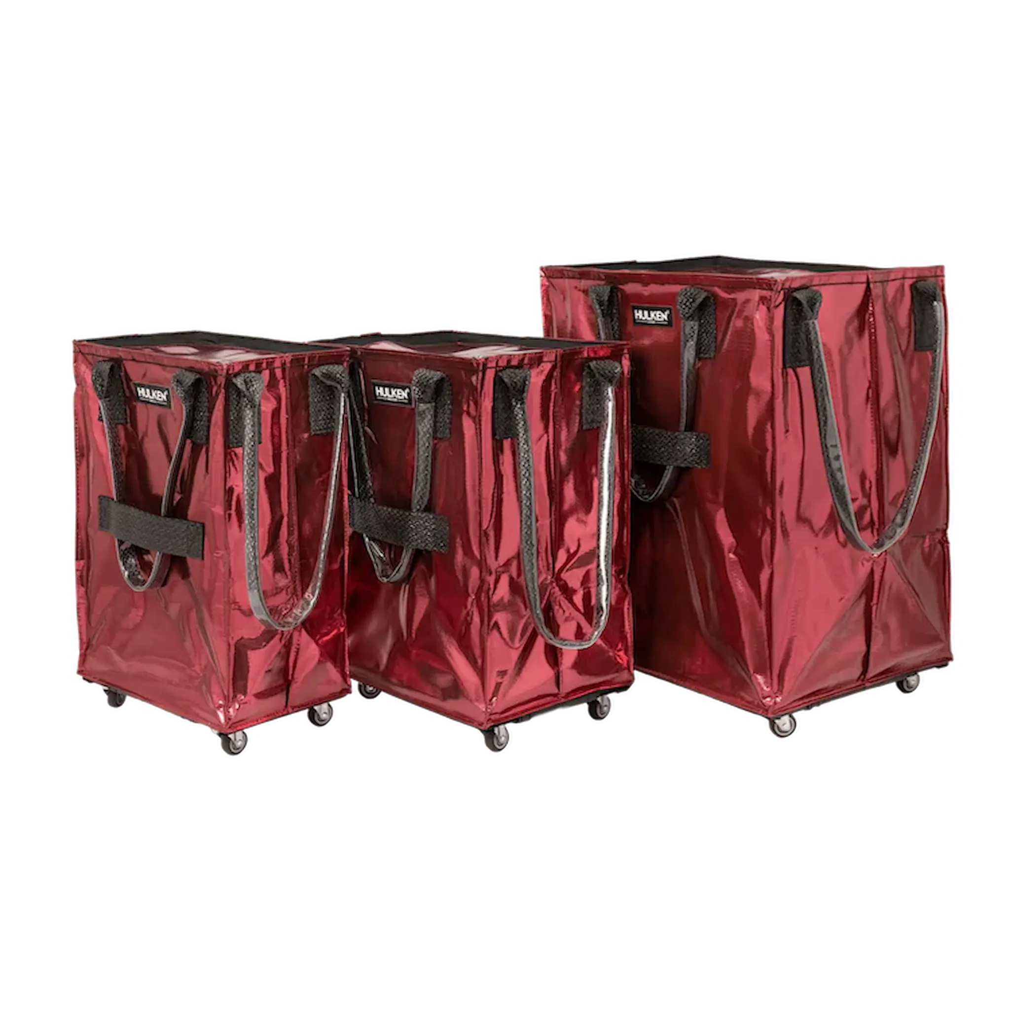 Cosmic Red Tote Bag | Foldable Bag on Wheels – Hulken® Cosmic Red Tote Bag | Foldable Bag on Wheels – Hulken®