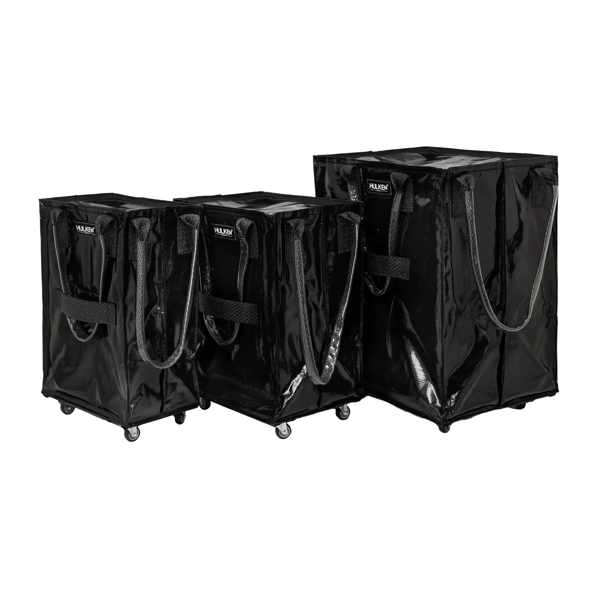 Durable Black Tote Bag | Rolling Bag on Wheels – Hulken®