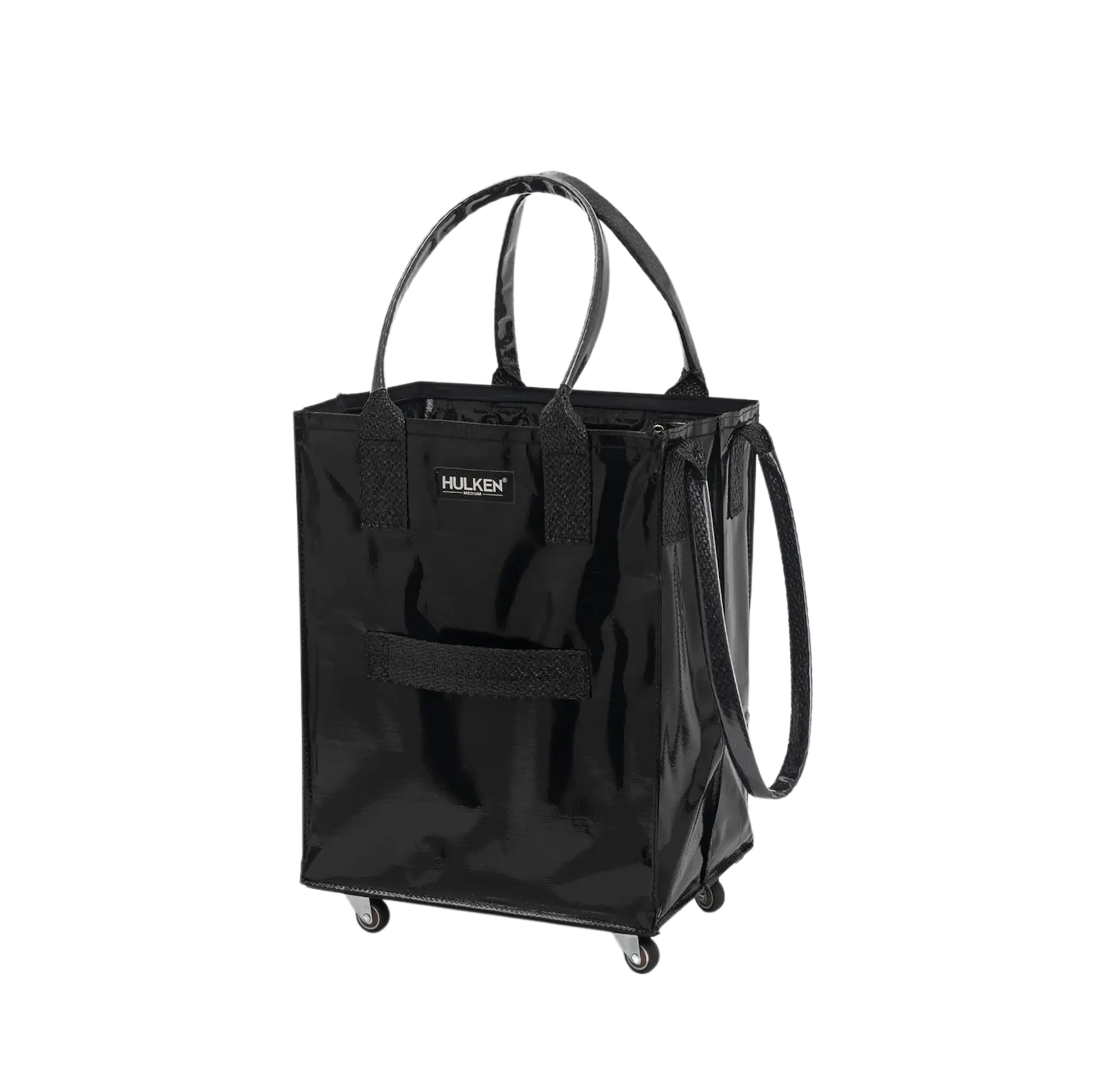 Durable Black Tote Bag | Rolling Bag on Wheels – Hulken®