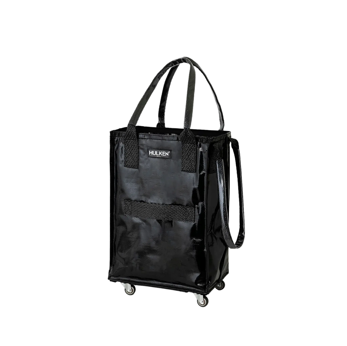 Durable Black Tote Bag | Rolling Bag on Wheels – Hulken® Durable Black Tote Bag | Rolling Bag on Wheels – Hulken®