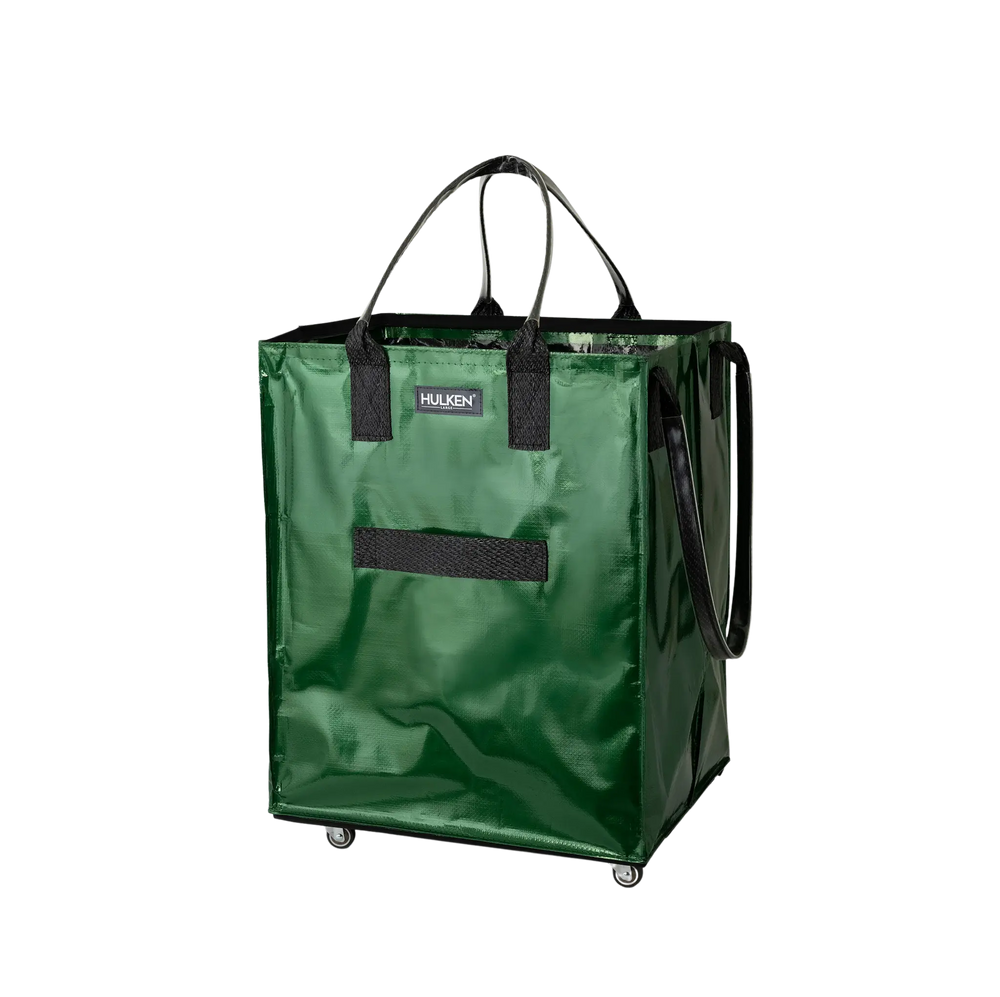 Durable Green Tote Bag | Rolling Bag on Wheels – Hulken® Durable Green Tote Bag | Rolling Bag on Wheels – Hulken®
