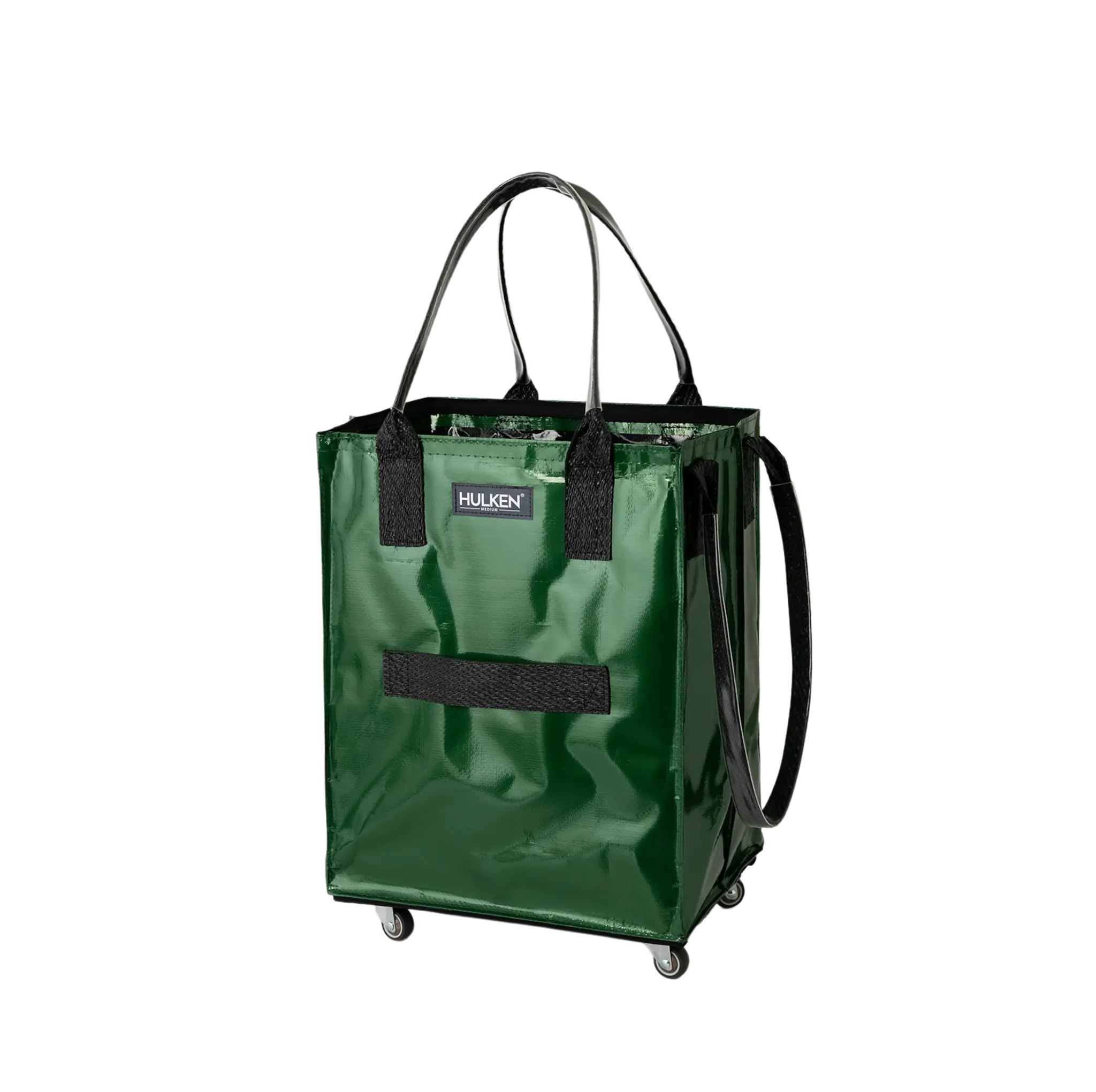 Durable Green Tote Bag | Rolling Bag on Wheels – Hulken®