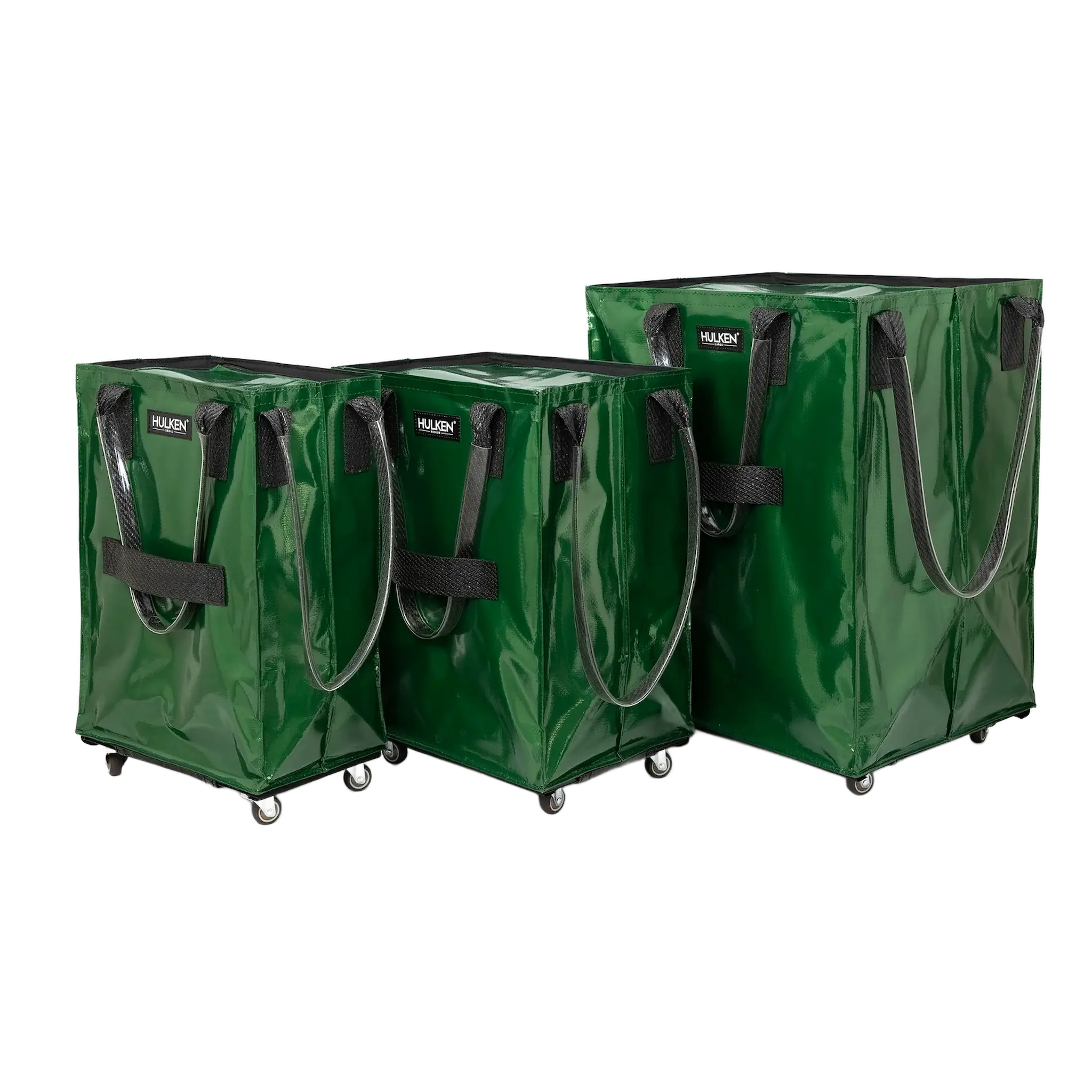 Durable Green Tote Bag | Rolling Bag on Wheels – Hulken® Durable Green Tote Bag | Rolling Bag on Wheels – Hulken®
