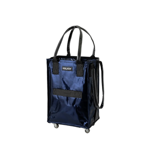 Midnight Blue Tote Bag | Foldable Bag on Wheels – Hulken®