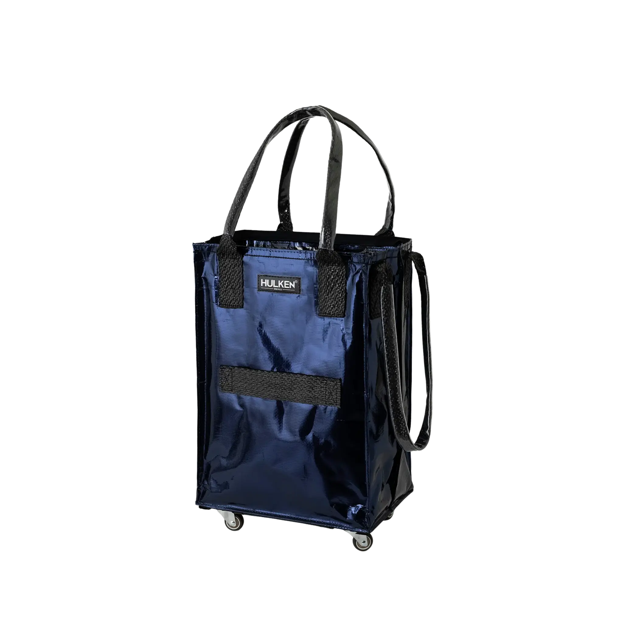 Midnight Blue Tote Bag | Foldable Bag on Wheels – Hulken®