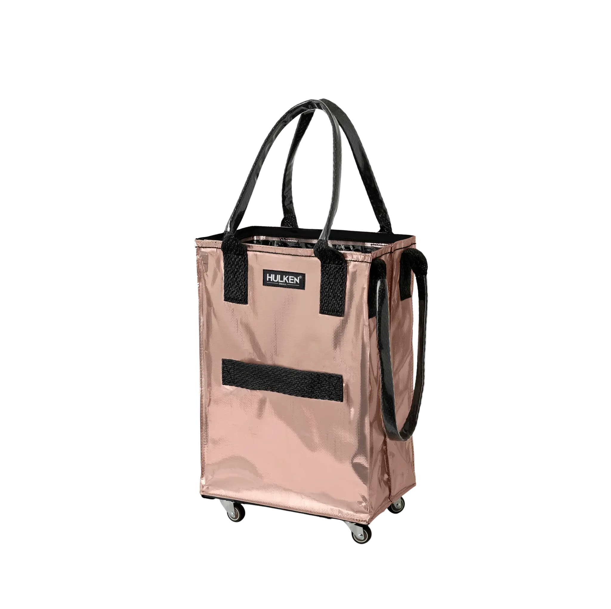Rose Gold Tote Bag | Stylish Foldable Bag on Wheels – Hulken®
