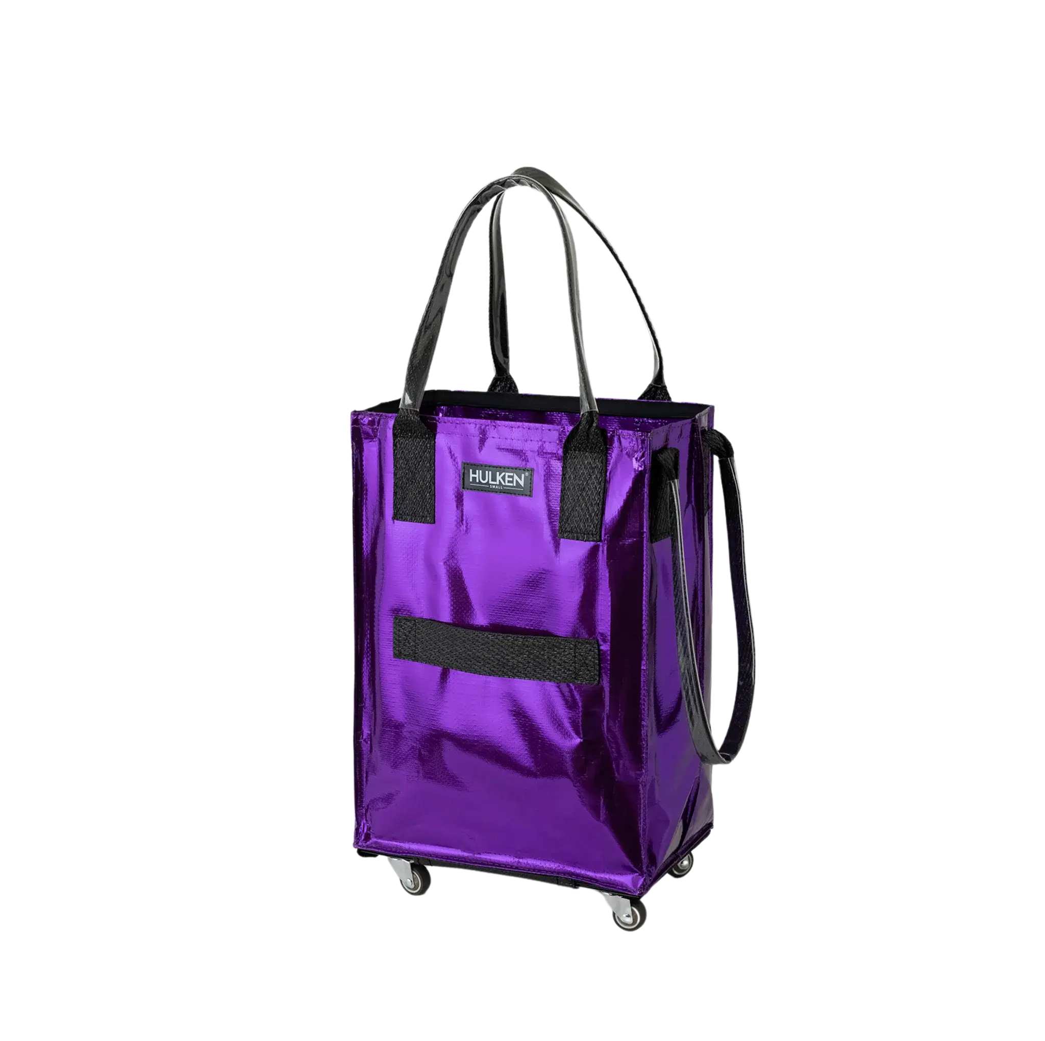 Purple Tote Bag | Foldable Bag on Wheels – Hulken®