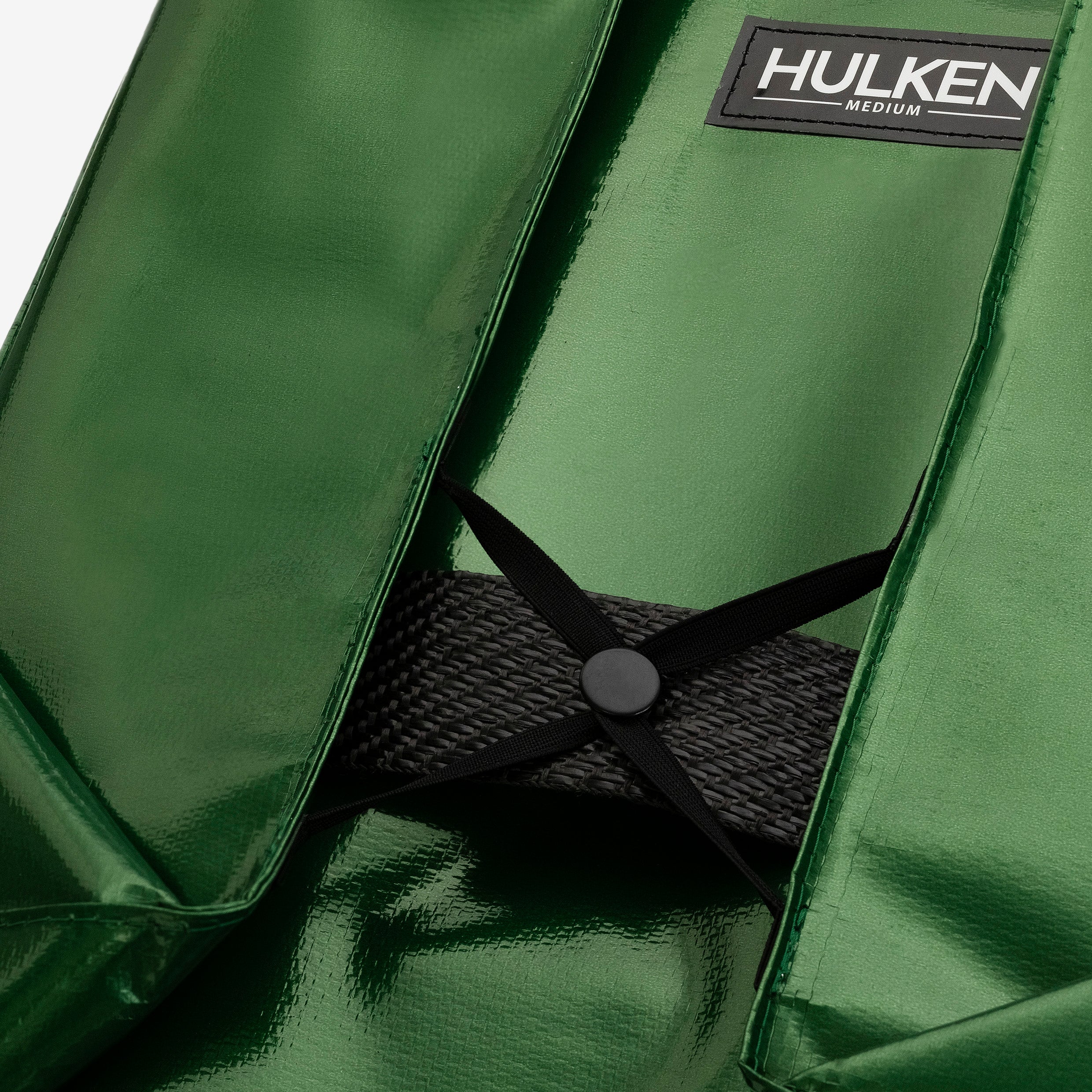 Durable Green Tote Bag | Rolling Bag on Wheels – Hulken®